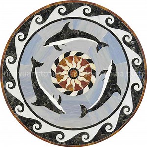 [Hot Item] Marble Water-Jet Medallion Tile with Classical Style for Flooring Decoration