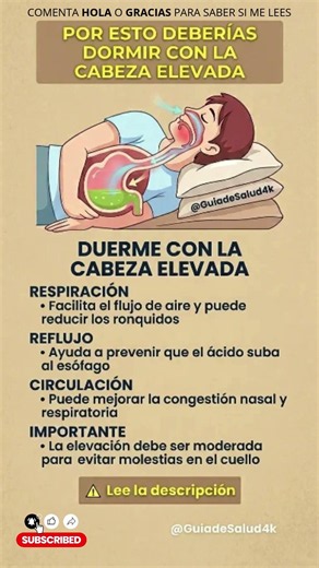 Beneficios de Dormir con la Cabeza Elevada
