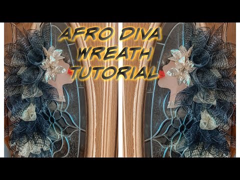 Afro Diva Wreath Tutorial
