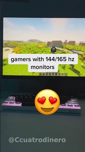 ✔️ 144 Hz vs 60 Hz | Monitor Gamer ¿HAY DIFERENCIA? | #gamer #monitor #fypシ゚viral #fyp #fypシ