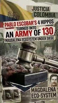 Pablo Escobar’s 4 Hippos Turned Into an Army of 130 #Shorts