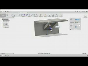 Fusion 360 - Rib - Операция создания подпорки