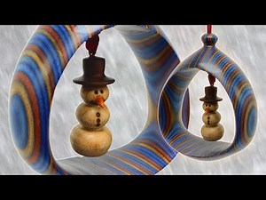Woodturning: My First Christmas Ornament! (2019)