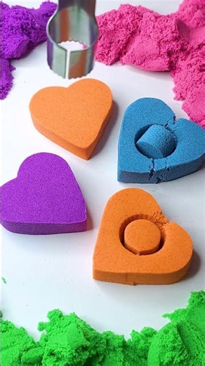 Very Satisfying and Relaxing Kinetic Sand ASMR, drop and squish 363