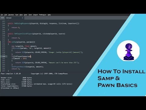Pawn Basics & How To Install Samp #2 | Pawn Scripting Tutorials