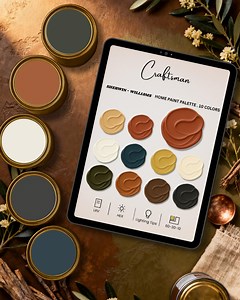 Craftsman Sherwin-williams Paint Palette – Earthy Warm Tones (digital Download) - Etsy