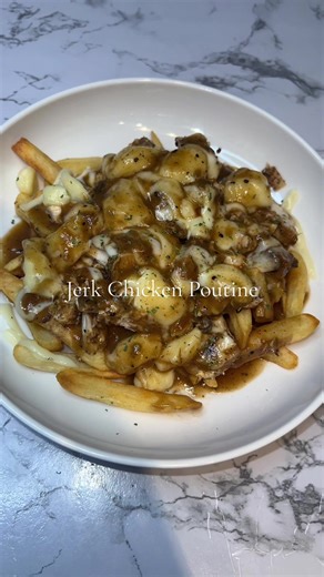 Delicious Jerk Chicken Poutine Recipe by Kimberley Daley