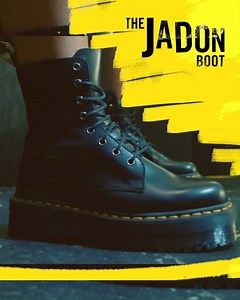 The platform that broke the mould. The Jadon boot is an amped-up evolution of the Original Docs boot — set on a towering Quad sole. https://bit.ly/2Ngdqaj | Dr. Martens Hong Kong