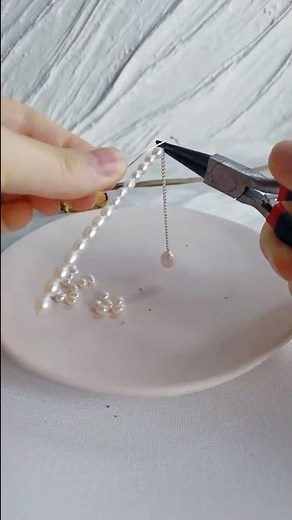 DIY Pearl Drop Earrings | Make Earrings at Home - Rimmoto