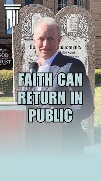 Faith Can Return in Public