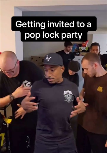 Attend a pop lock party in 2026….. check! 😂 #comedy #poplock #kickback