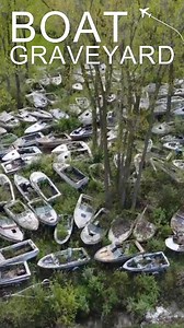 229K views · 17K reactions | Gigantic, abandoned boat graveyard in a US forest #alamarmiami #outboard #usa #BoatGraveyard #boatlife | Alamar Miami | Facebook