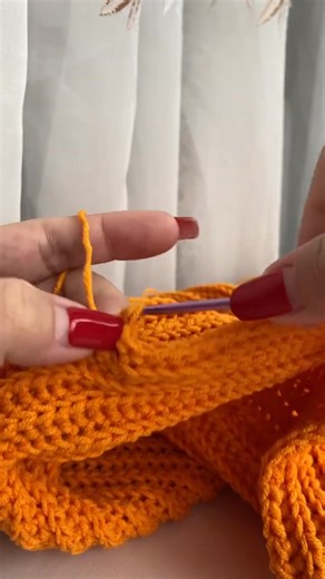 Crochet 🍊sweater #crochet #crochetsweater #christmas #handmade #crocheting | Modern Crochet