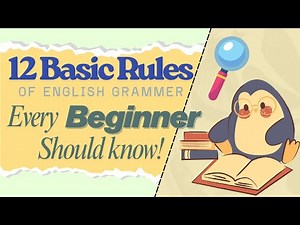 12 Basic English Grammar rules Every Beginner should know! 😳 || Daily Vocabs