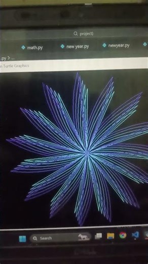 python graphics using turtle designs coding in vs code for beginners