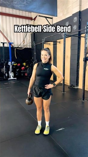 Kettlebell Side Bend #howtoexercise #exercisedemo #coreexercises