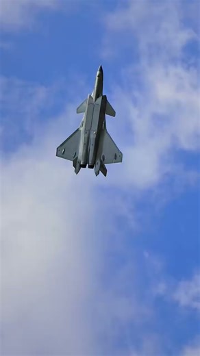 The J-20 performs aerobatics.#airforce #aviation #fighter