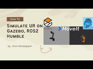 UR robot simulation in Gazebo Classic ROS2 Humble