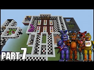 How To Build FNAF Help Wanted in Minecraft - Part 7 (FNAF 1 Remastered)