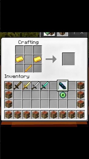 crafting eye of ender sword moment #minecraft #shorts #youtube