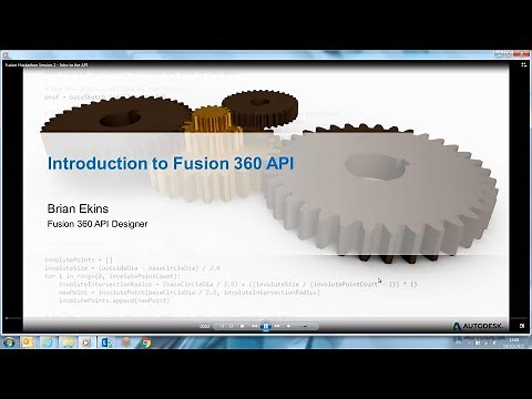 Fusion 360 Online Hackathon Session 2: Introduction to the API