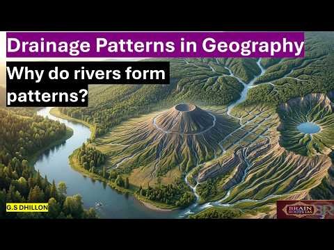 L65 Drainage Patterns in Geography | Types of Drainage Patterns | UPSC Geography