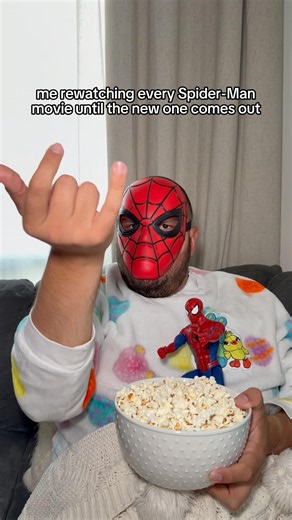 Me rewatching every Spider-Man movie until the new one comes out 🕷️🍿