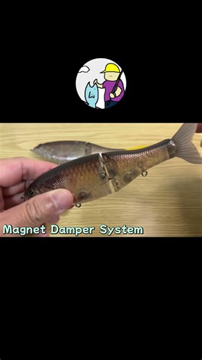 マグネットダンパーシステム #バス釣り #fishing #ルアー釣り#ビッグベイト #ダイソービッグベイト