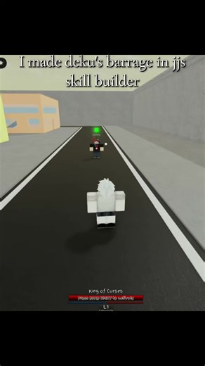 Creating Deku's Barrage in JJS Skill Builder