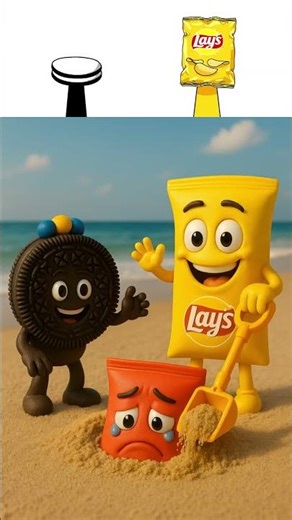LAY'S X Oreo Sprunki OC - Lay’s Chips X Oreo From Smile to Tears 😍😭