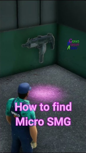 How to Find the Micro SMG in GTA Vice City 🔫 Fast Weapon Location Guide #Shorts