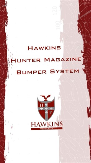 Hawkins Hunter magazines feature a bumper system to dampen noise in the field. Silent & drop free!