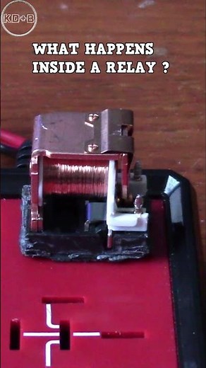 What Happens Inside a Relay ? #relay #carrelay #automotive #howitworks