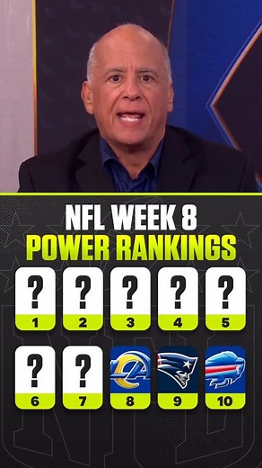 NFL on CBS on Instagram: "NFL Week 8 Power Rankings ✅ Is your squad in the Top 10? 樂"