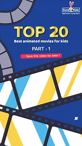 7.9K views · 33 reactions | Grab your popcorn and join us for a captivating cinematic experience✨ From heartwarming tales to thrilling escapades, these films will ignite their imagination and create unforgettable memories. Get ready for a magical journey through 10 incredible movies, and stay tuned for part two, where we reveal the next batch of animated gems! #EuroKids #YourEarlySchoolExpert #RightStartFlyingStart #AnimatedMovies | EuroKids International | Facebook