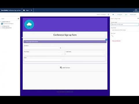 How to create a form from Salesforce and send it