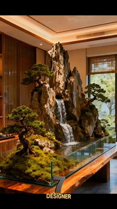 🎁A mountain-style waterfall fountain that brings nature right into the home | 7 Interior Designer