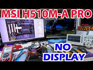 VTT_DDR Missing MSI H510M A Pro No Display Problem Repair । The Hidden Secrets of Motherboard Repair