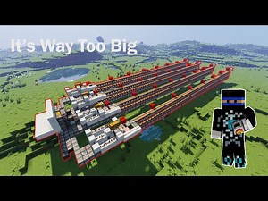 Making a Super Smelter With 256 Furnaces in Minecraft