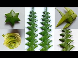 #4 Easy craft idea by coconut leaf @