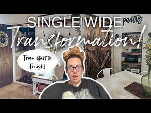 SINGLE WIDE TRANSFORMATION | 16X80 single wide mobile mobile remodel