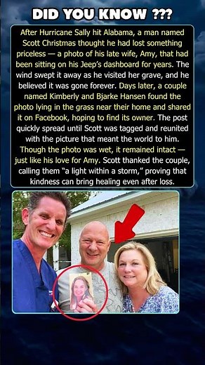 Strangers Reunite Man With Photo of Late Wife Lost in Hurricane Sally