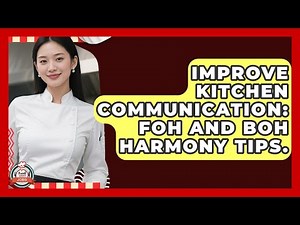 Improve Kitchen Communication: FOH And BOH Harmony Tips. - Food Service Jobs