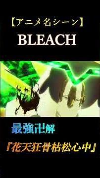 【アニメ名シーン】BLEACH 最強卍解『花天狂骨枯松心中』