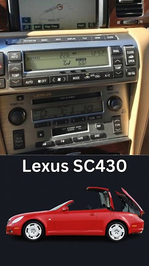 Do Not Replace Your SC430 Stock Radio #SC430 #lexussc430 #sc430lexus #lexussc #Lexus | Gizmo Guy | Facebook
