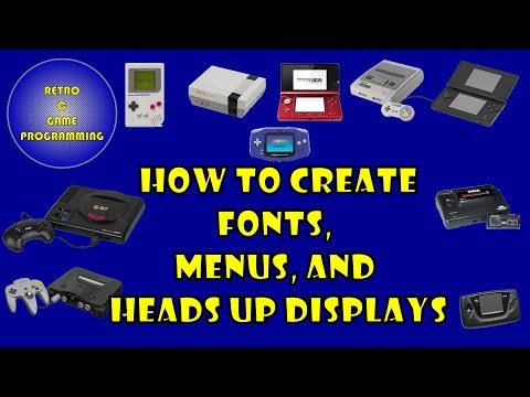 Programming in C - Creating Fonts, Menus and HUDs