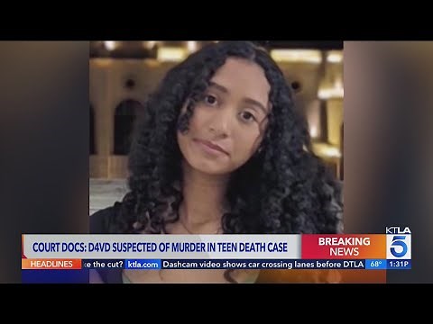 D4vd suspected of murder in teen death case, court docs reveal