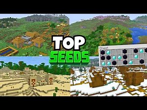 9 SEEDS With village at spawn for Minecraft Java 26.1.2