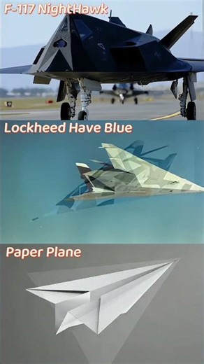 Origami of War | The F-117 Evolution #papercraft #f117 #nighthawk #evolution #stealthfighter