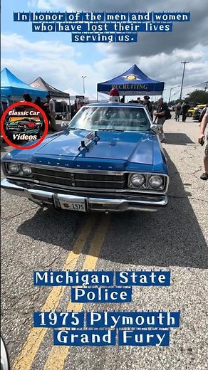 1975 Plymouth Fury Michigan State Police car